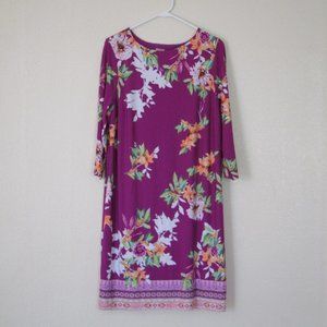 NWT Chico's Floral Sheath Dress, 12/14